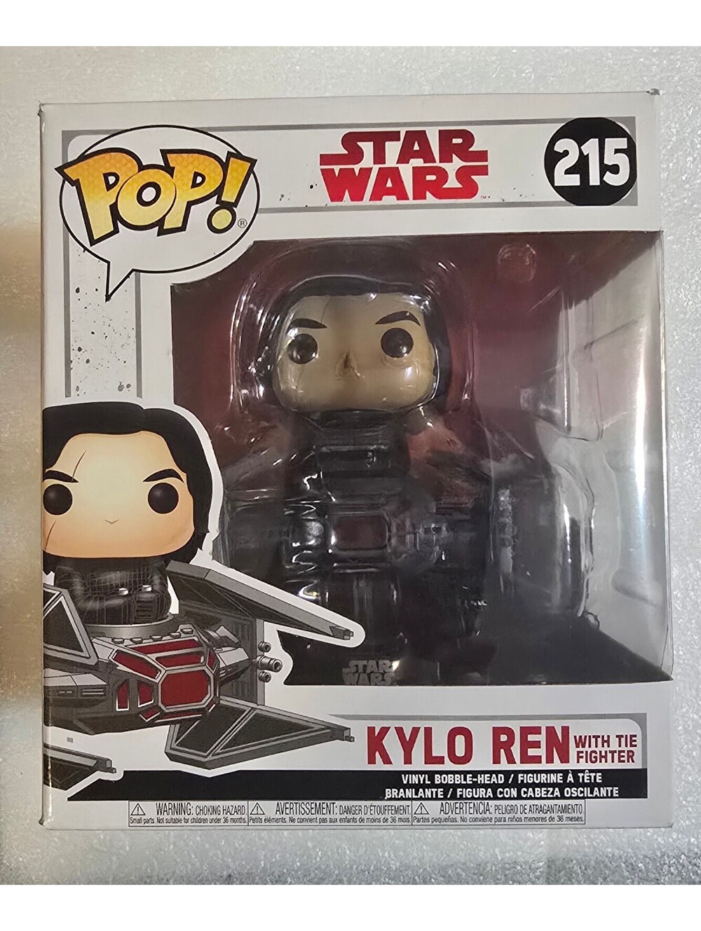 Star Wars Funko Pop Rides 215 Kylo Ren w/Tie Fighter Vaulted